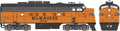 HO F9A Diesel w/Sound Milw Rd #125A