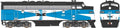 HO F-3A B&M Ph4 #4228 Bl/Wh/Blk McGinnis Schm w/snd