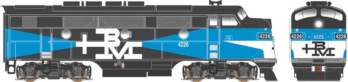 HO F-3A B&M PH1 #4226 B&M w/snd