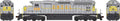 HO SD40 QNSL Gray w/Large yellow lettering Snow shields  #21