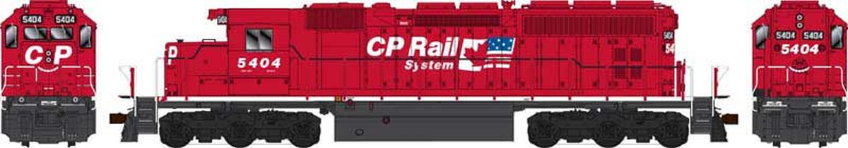 HO SD40 CP Rail ex QNSL Dual Flag Scheme #5413 w/Snd