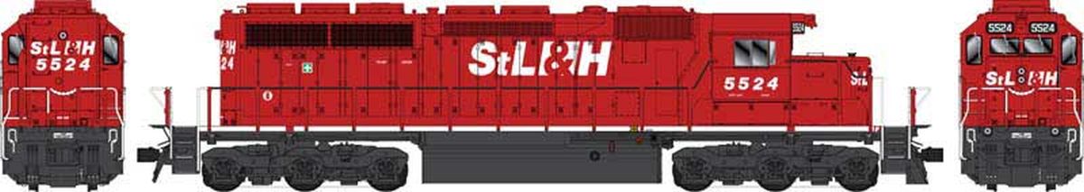 HO SD40 StL&H #5542