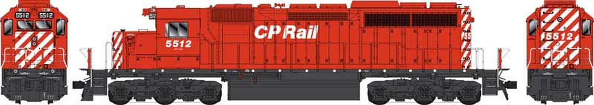 HO SD40 CP Rail No Multi Mark #5518