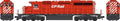 HO SD40 CP Rail No Multi Mark #5518 w/Snd