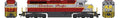 HO SD40 CP Grey/Maroon Round Sand Filler (no ditch) #5527 w/