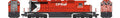 HO SD40 CP Rail 5 Stripes Large Multi Mark No Ditch lights w