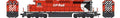HO SD40 CP Rail 8 Nose Stripe Small Multi Mark W/Ditch light