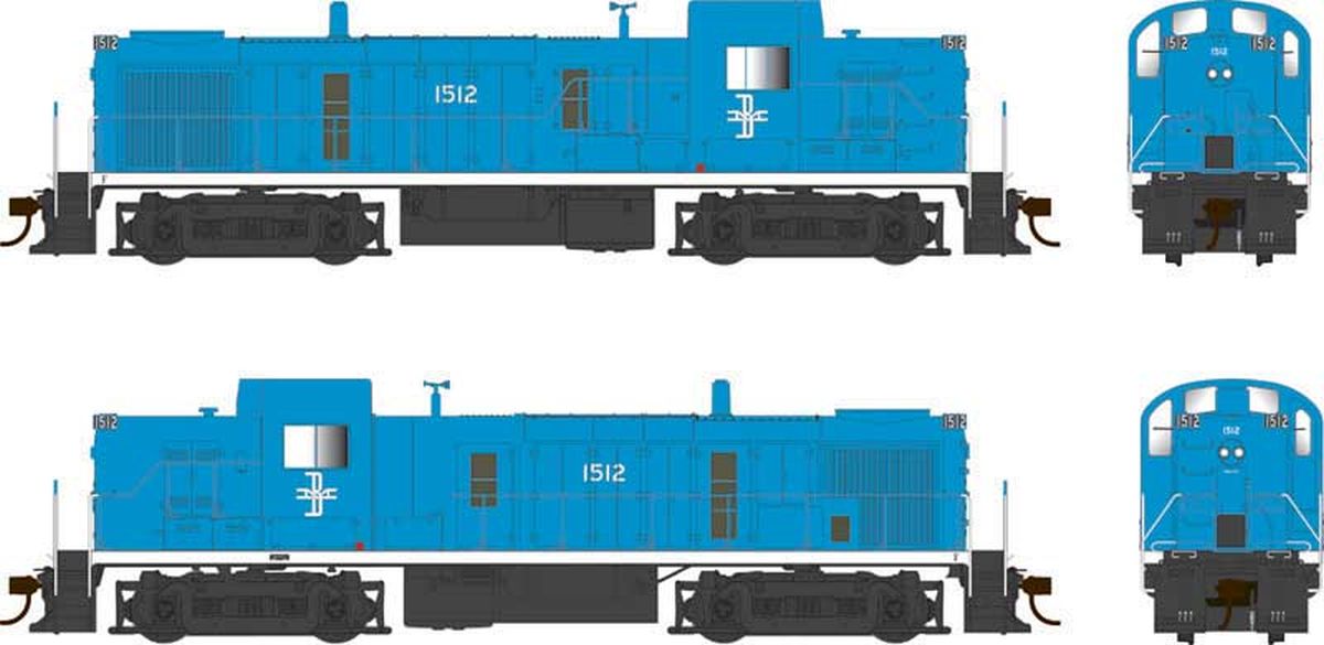 HO RS-3 Diesel B&M blue scheme #1512