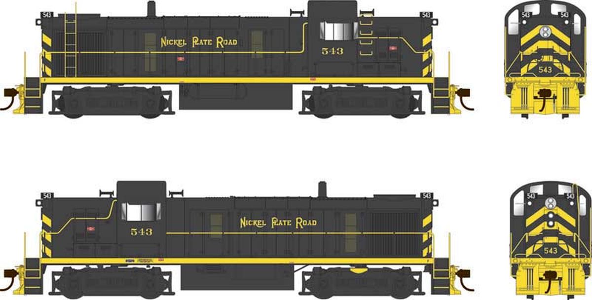HO RS-3 Diesel NKP Road simplified scheme #543