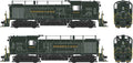 HO RS-3 Hammerhead Diesel PRR #8445/as delivered w/trainphon