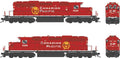 HO SD40-3 Diesel CP #5109 (Two Operating Beacons on the Roof