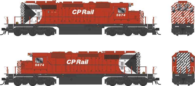 HO SD40-2 Diesel w/Sound CP #5659  As Delivered w/Snd