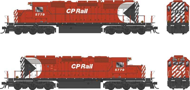 HO SD40-2 Diesel w/Sound CP #5789 As Delivered