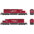 HO SD40-2 Diesel CP #6001 Dual Flags