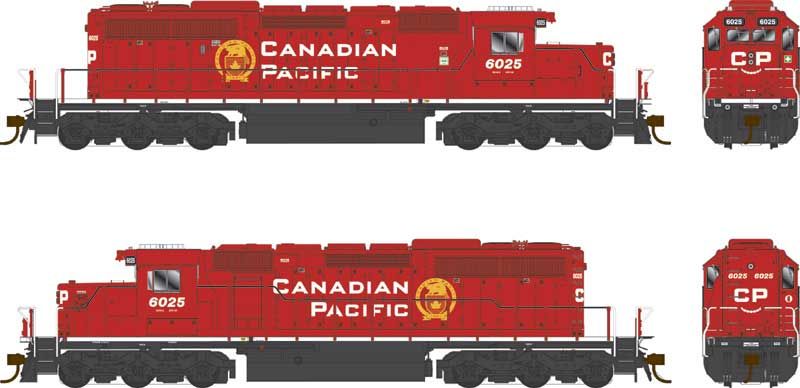 HO SD40-2 Diesel w/Sound CP #6025 rebuilt