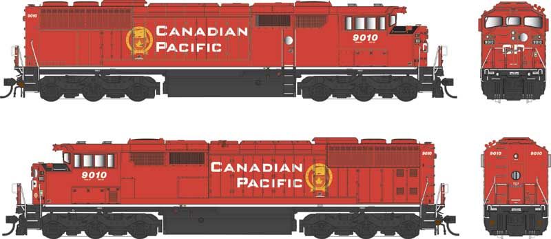 HO SD40-2f Diesel CP Beaver logo #9010