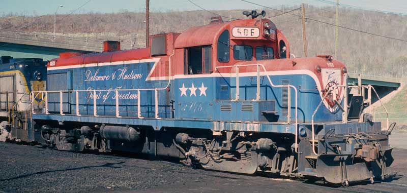 HO RS-3M Chop Nose Diesel D&H Bicentennial  506