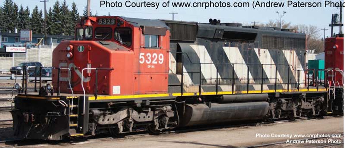 HO SD40-2W Diesel CN #5329/Sergeant Stripes