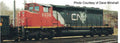 HO SD40-2W Diesel CN #5338/CNNA Map Scheme