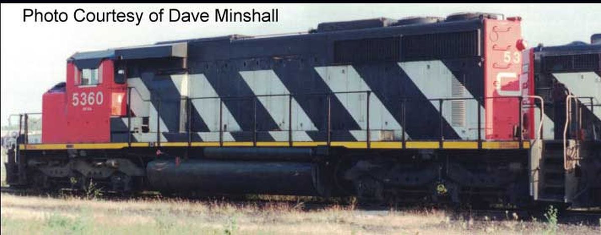 HO SD40-2W Diesel CN #5355/Non Dynamic/Sergeant Stripes