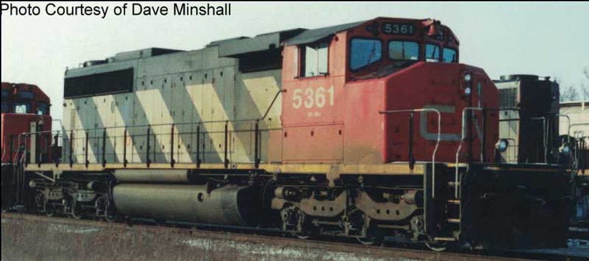 HO SD40-2W Diesel CN #5357/Non Dynamic/Sergeant Stripes