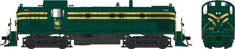 HO RS-3 Diesel CNJ #1553/Green Stripe