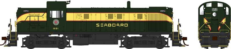 HO RS-3 Diesel SBD #1676/grn&yel
