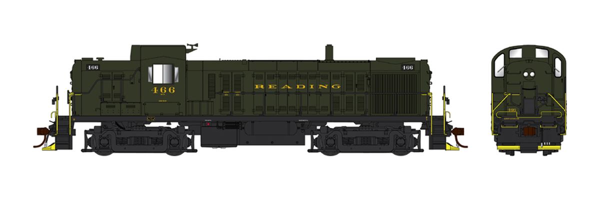 HO RS-3 Diesel RDG #463/grn