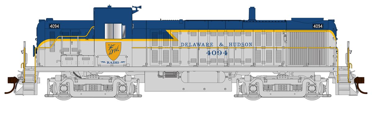 HO RS-3 Ph1 Diesel D&H #4125 w/Sound