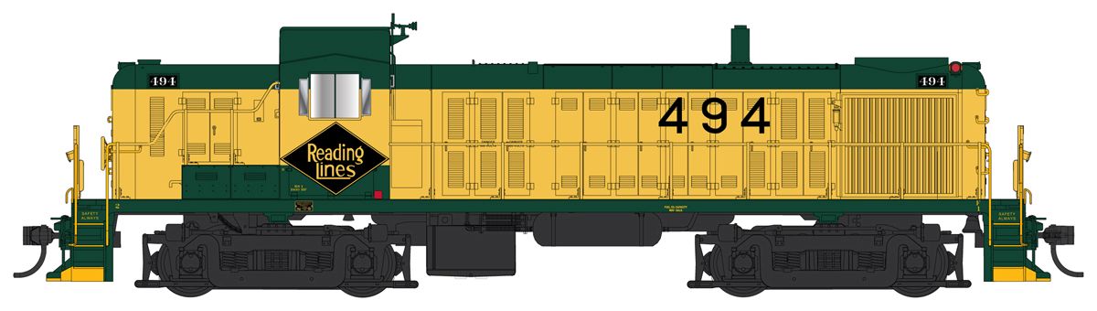 HO RS-3 Ph1 Diesel RDG #494 w/Sound