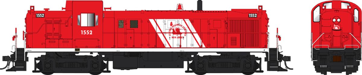 HO RS-3 Ph2 Diesel CNJ #1552/red w/Sound