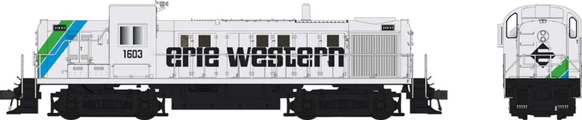 HO RS-3 Ph1 Diesel Erie Western #1602