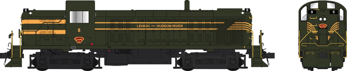 HO RS-3 Ph1 Diesel L&HR #7/grn&gold w/Sound