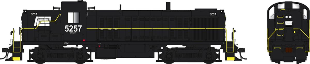 HO RS-3 Ph1 Diesel PC #5257