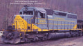 HO EMD SD40 CRR As Built #3009 W/SND