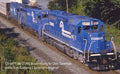 HO EMD SD40-2R CR Can opener W/white sill #6971