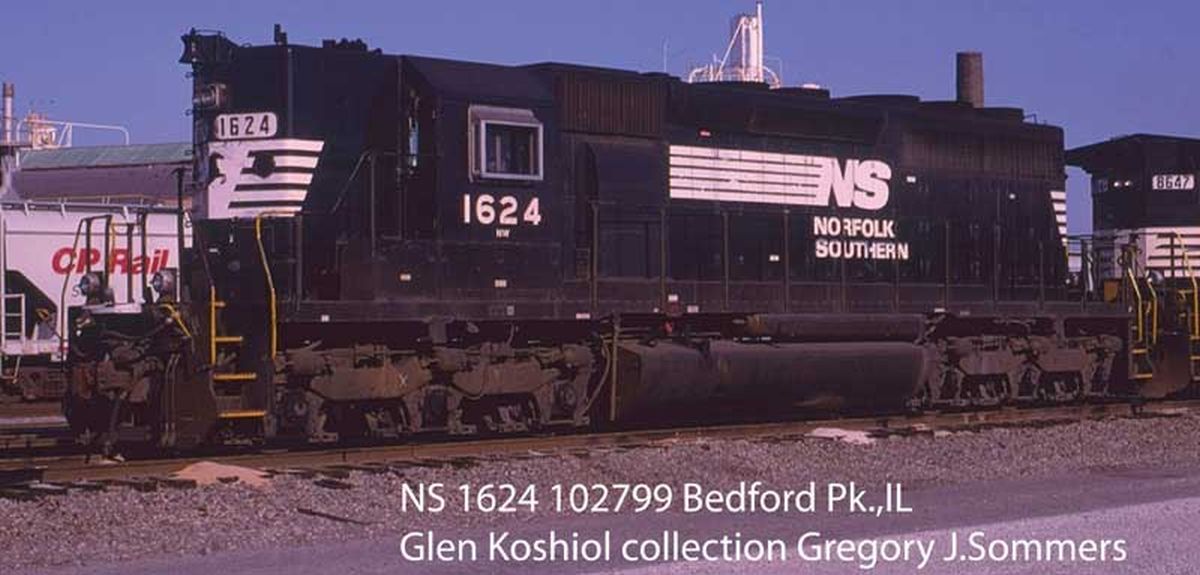HO EMD SD40 NS Thoroughbred #1624