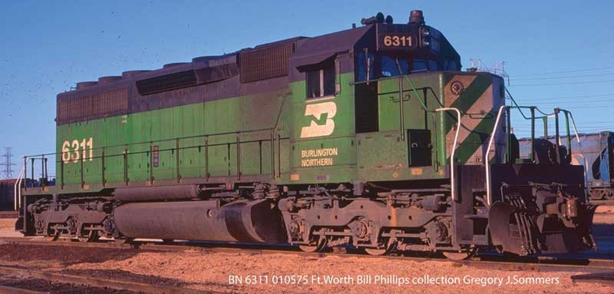 HO EMD SD40 BN As built #6311