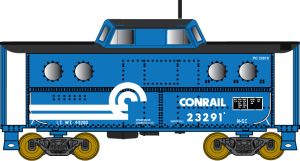 N N5c Caboose CR #23081/blu