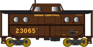 N N5c Caboose PC #23065/brn