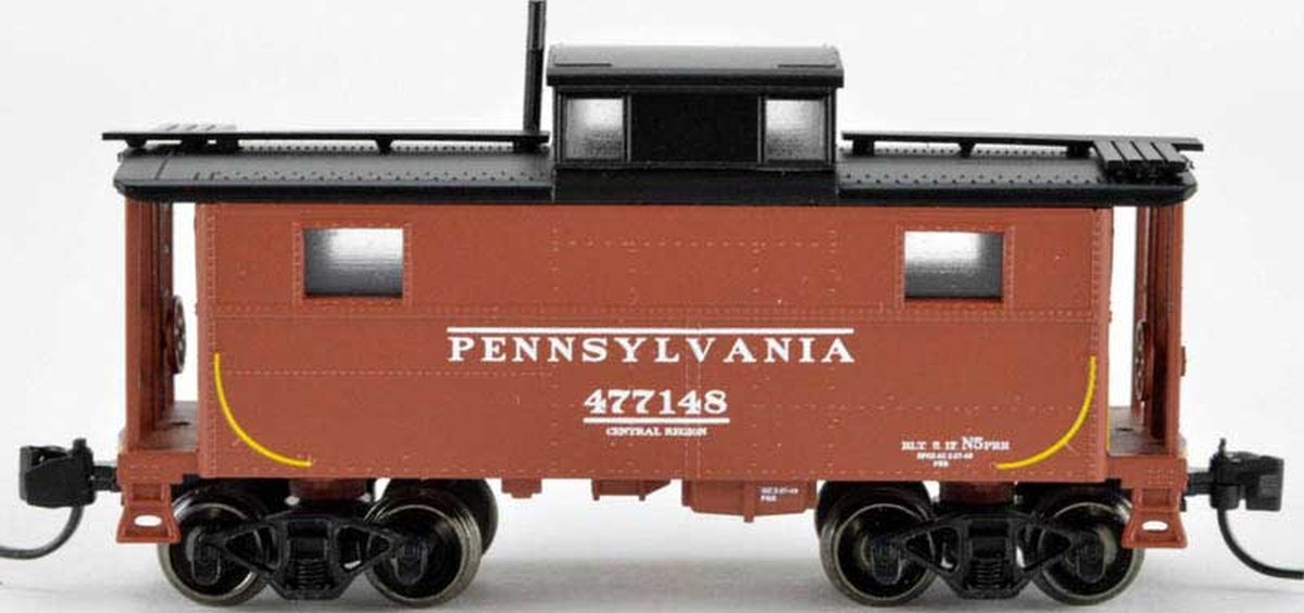 N N5 Caboose PRR Early Black Roof #477172