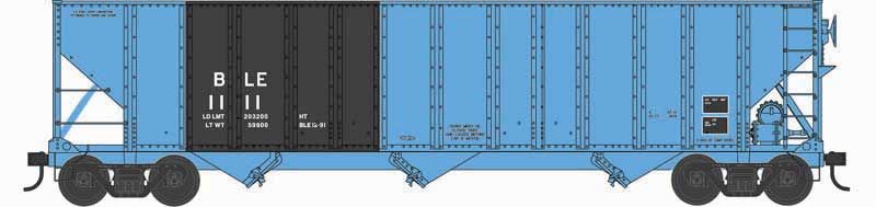 N 100 Ton Hopper B&LE Blue with Black Panel #1402