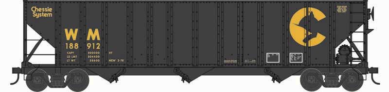 N 100 Ton Hopper Chessie WM #188884