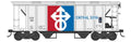 N 70 Ton Two Bay Covered Hopper Central Soya #130