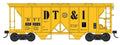 N 70 Ton Two Bay Covered Hopper DT&I #80008