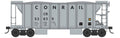 N 70 Ton Two Bay Ballast Car CR Gray #53875