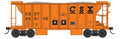 N 70 Ton Two Bay Ballast Car CSXT #965228