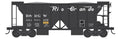 N 70 Ton Two Bay Ballast Car D&RGW #25001