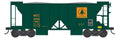 N 70 Ton Two Bay Ballast Car Main Central #1003