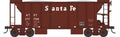 N 70 Ton Two Bay Ballast Car ATSF #177785